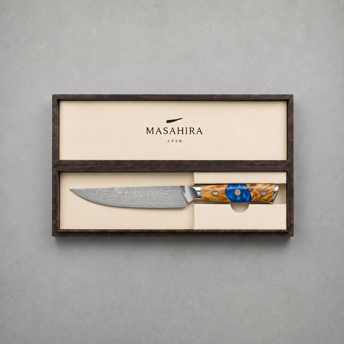 Masahira VG10 67-Layer Damascus Utility Knife