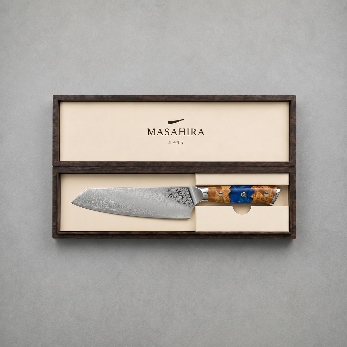 Masahira VG10 67-Layer Damascus Kiritsuke Knife