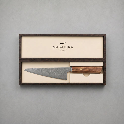 Masahira 67-Layer Damascus Honesuki Knife
