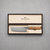 Masahira 67-Layer Damascus Nakiri Knife
