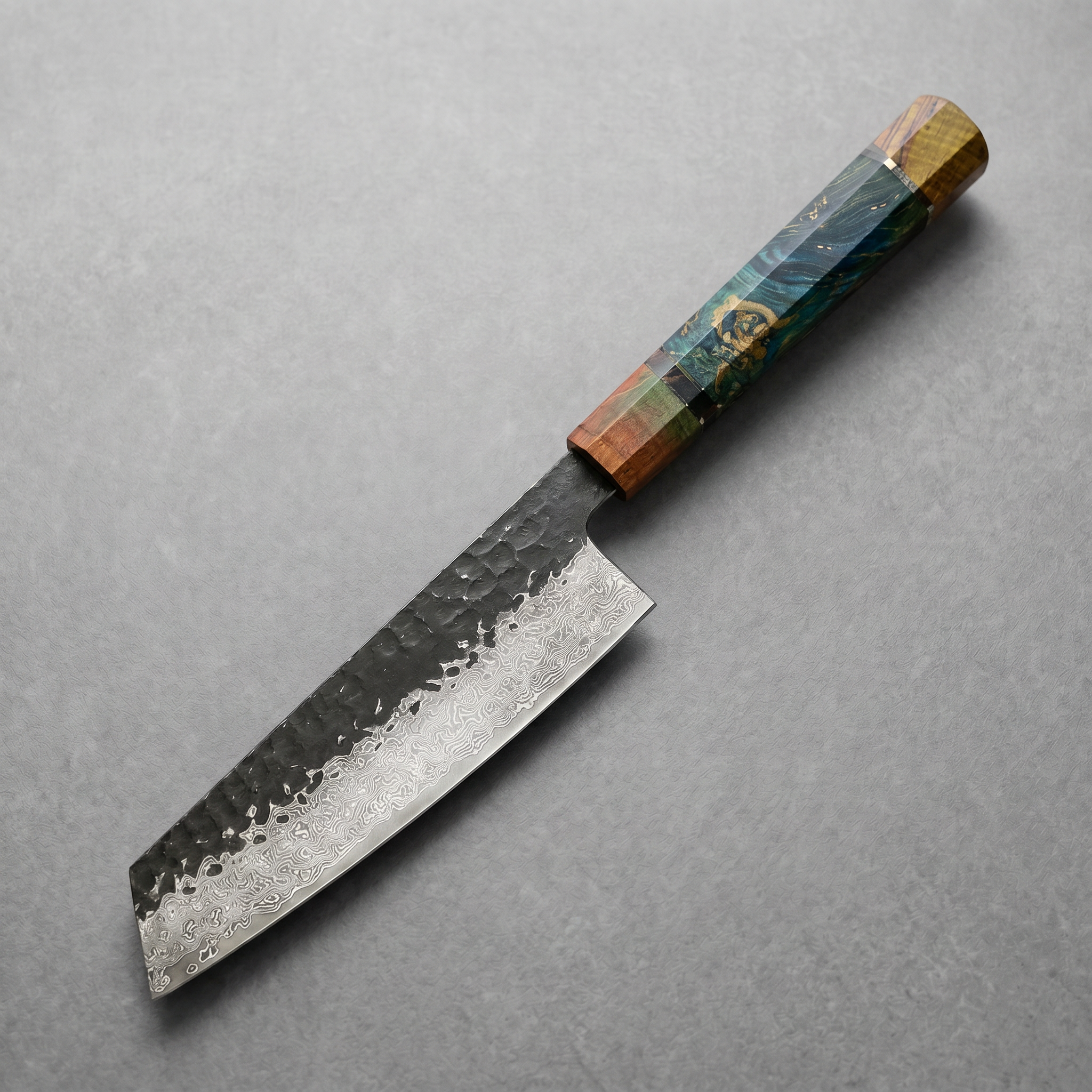 Masahira Hand-Forged 67-Layer Damascus Kiritsuke Knife (7.5 in)