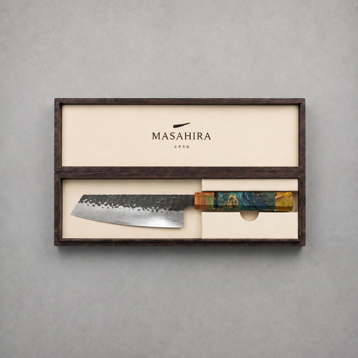 Masahira Hand-Forged 67-Layer Damascus Kiritsuke Knife (7.5 in)