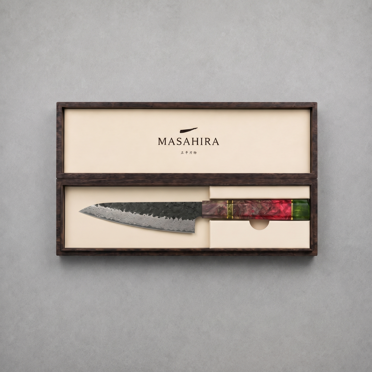 Masahira Hand-Forged 67-Layer Damascus Utility Knife (6 in)