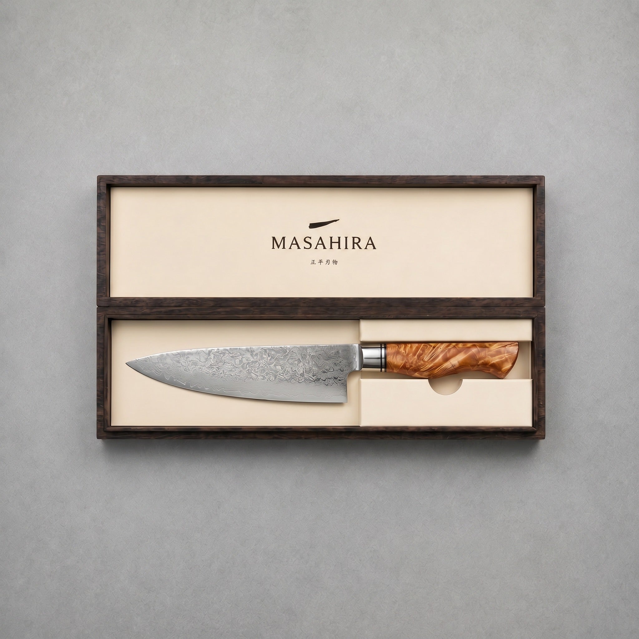 Masahira 67-Layer Damascus Chef Knife
