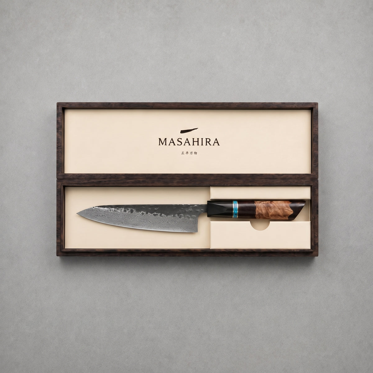 Masahira VG10 Damascus Utility Knife