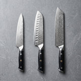 Masahira Kurogane Knife Set — G10 67-Layer Damascus
