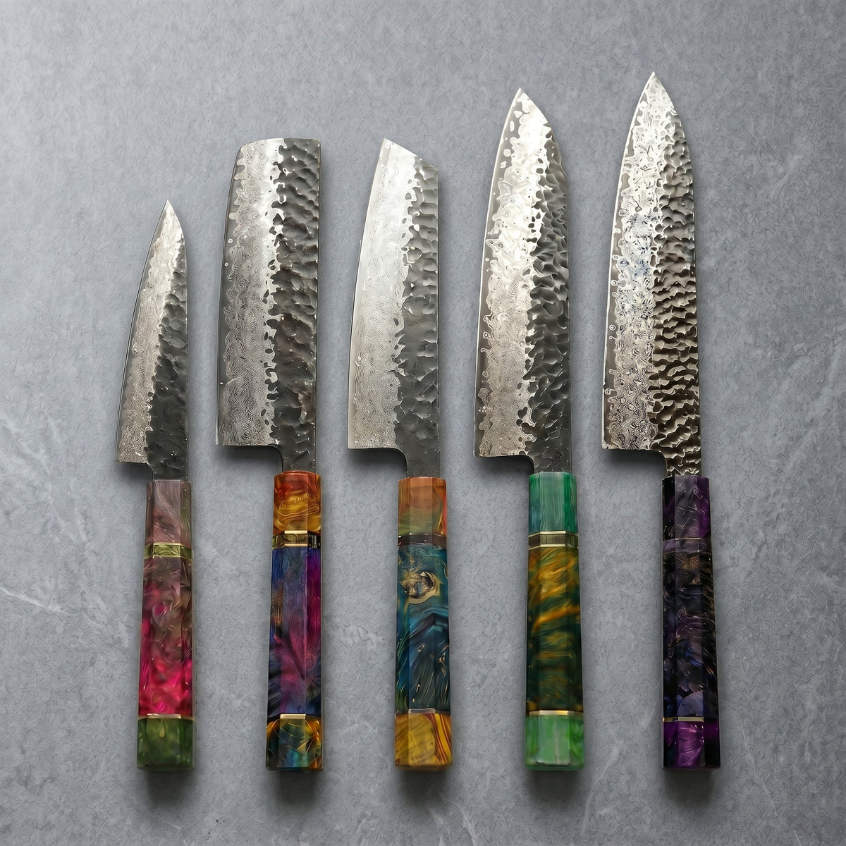 Masahira Takumi Knife Set — Hand-Forged 67-Layer Damascus