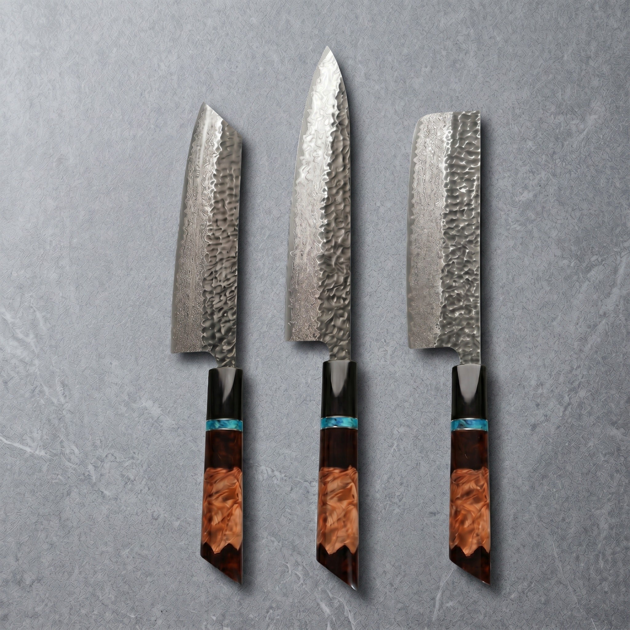 Hayabusa Series Knife Trio (Gyuto, Nakiri & Petty)