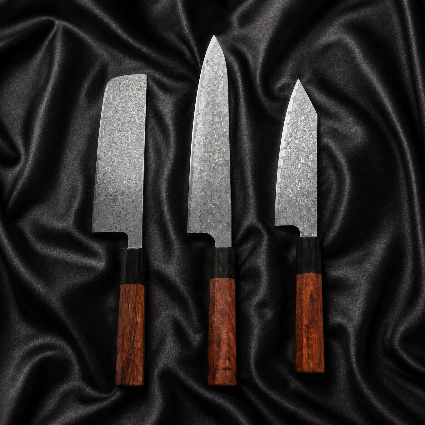 Take Series Knife Trio (Gyuto, Nakiri & Petty)