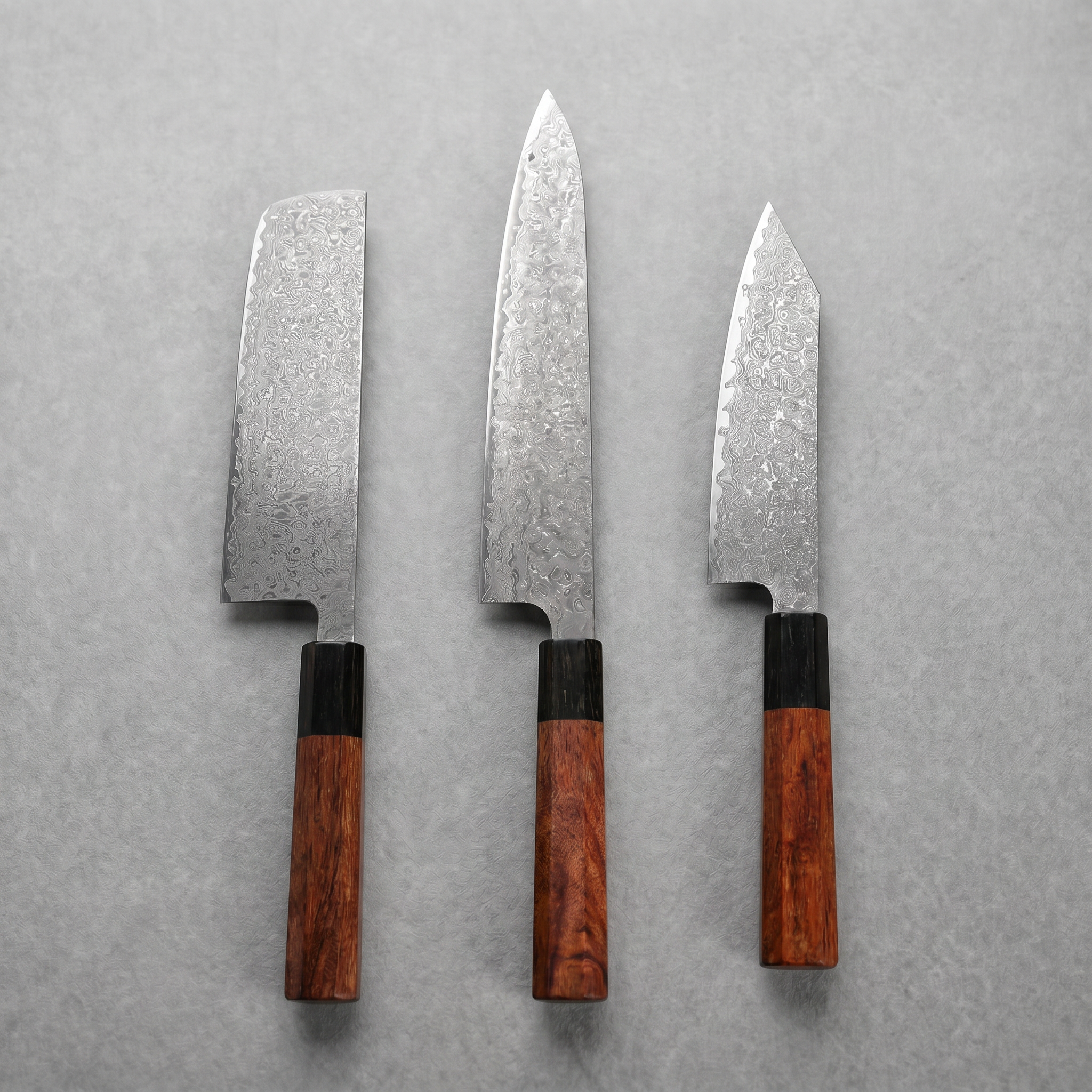 Take Series Knife Trio (Gyuto, Nakiri & Petty)