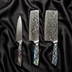 Umi Series Knife Trio (Gyuto, Nakiri & Petty)